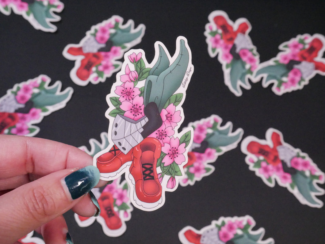 Sticker - Red Shoed Hero