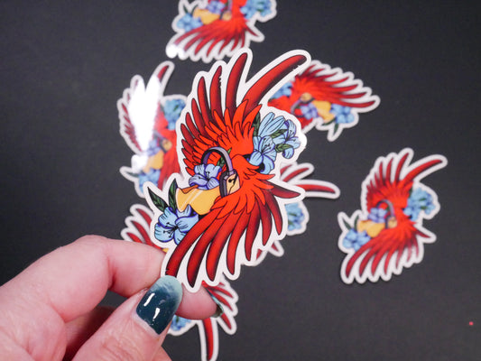 Sticker - Tattoo Winged Hero